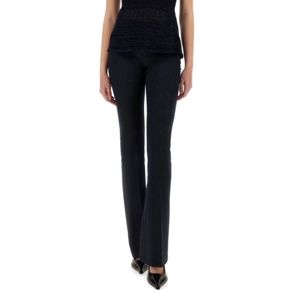 PT Torino Elsa Dark Blue Bootleg Dress Pants